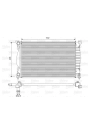 VALEO 734269 | Radyatör 01-09 Aı.A4 1.6-1.8T-2.0Tdi