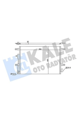 KALE 342410 | Klima Radyatörü (Kondenser) 01-05 Aı.A4-A6