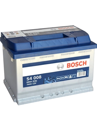 Bosch Akü 12V 74Ah S4 Silver Serisi 680 CCA