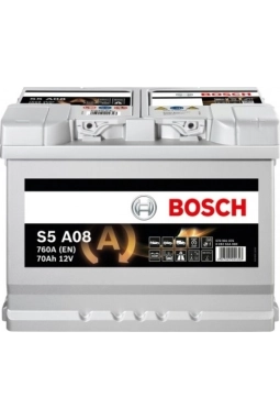 Bosch 12V 70Ah S5 A08 760A (En) AGM Start&Stop Akü