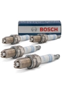 BOSCH 0242229654 | Audi A4 2001-2005 Model Arası 2.0 ALT Motor Çift Tırnak Buji 4 Adet Takım