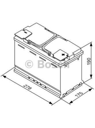 Bosch 70 Amper Agm Akü