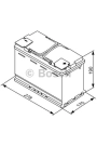 Bosch 70 Amper Agm Akü