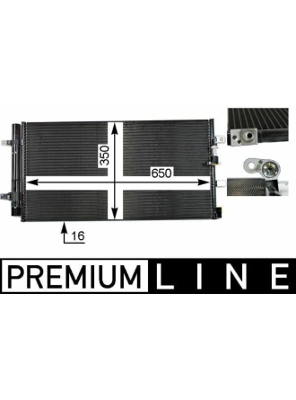 MAHLE AC738000P | Klima Radyatörü (Kondenser) 08-18 Aı.A4-A5-A6-A7-Q5