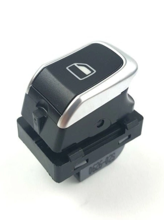 İTHAL 116236755 | Audi A4 2008-2016 Model Arası Sağ Ön Cam Açma Düğmesi Kromlu Tip