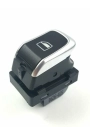 TOPRAN 116236755 | Audi A4 2008-2016 Model Arası Arka Sağ / Sol Cam Açma Düğmesi Kromlu Tip