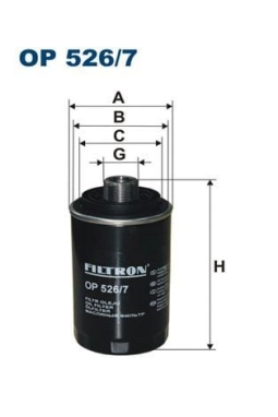 FILTRON OP526-7 | Yağ Filtresi 11-T.Porter.T6 2.0Tsi