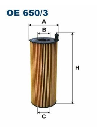 FILTRON OE650-3 | Yağ Filtresi 05-Touareg-Q7-A4-A6-A8 3.0Tdi