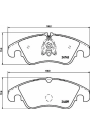 HELLA PAGİD 8DB355013-751 | Ön Fren Balatası Audi A4 A5 A6 Q5