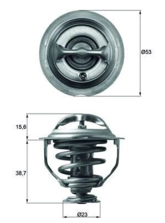 MAHLE TX11795D | Termostat 95°C 09-15 Passat-Jetta 2.0Tsi