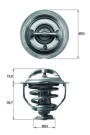 MAHLE TX11795D | Termostat 95°C 09-15 Passat-Jetta 2.0Tsi