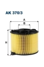 FILTRON AK370-3 | Audi A5 45 TFSI Benzinli Motor Hava Filtresi