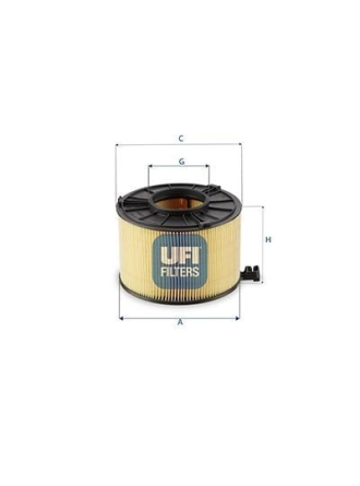 UFI 27.G10.00 | Hava Filtresi 2.0 TFSI A4 16-A5 17-2.0 TFSI Cvkb Dbpa Cvla Dkya