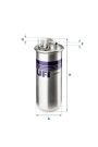 UFI 24.001.00 | Mazot Filtresi 05-12 Aı.A6 2.7Tdi-3.0 TDI **Oe**