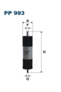 FILTRON PP993 | Mazot Filtresi 05-12 Aı.A6 2.0Tdi