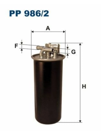FILTRON PP986-2 | Mazot Filtresi 05-12 Aı.A6 2.7Tdi-3.0Tdi
