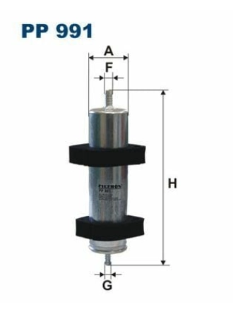 FILTRON PP991 | Mazot Filtresi 08-A4-A5-Q5-Q7 2.0-2.7-3.0Tdi