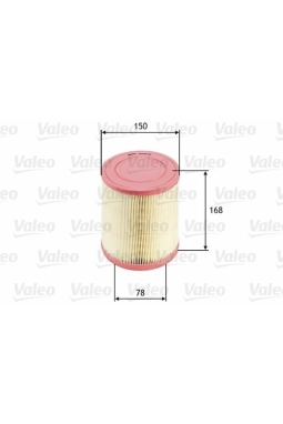 VALEO 585676 | Hava Filtresi A6 2.0 TFSI 2.0 TDI (07 04) A6 Avant 2.0 TFSI 2.0 TDI (07 04)