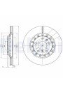 DELPHI BG3958 | Disk Arka 04-11 Aı.A8 | 1 Adet