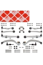 FEBI BILSTEIN F280054 | Audi A6 2002-2005 Model Arası Ön Takım Set (İnce Tip)