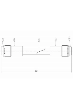 CAVO C801.002.A | Fren Hortumu Ön Passat 96-00 / A4 94-01 A6 94-04 / Superb 02-07 | 2 Adet
