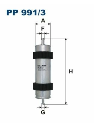FILTRON PP991-3 | Mazot Filtresi 11-A6-A7 2.0 TDI-3.0Tdi