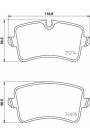 HELLA PAGİD 8DB355016-061 | Fren Balatası Audi A6 (4G2, 4Gc, C7) , A6 Allroad (4Gh, 4Gj) , A6 Avant (4G5, 4Gd, C7) , A6l Saloon (4G