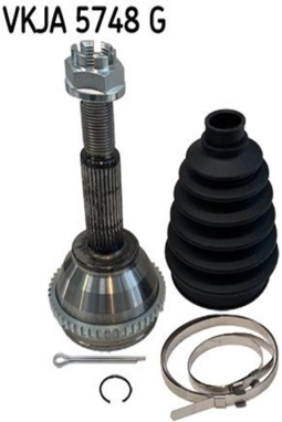 SKF VKJA5748G Aks Kafa Dis Tamir Takimi Transit V184 2.0Tdci / 2.4Tdci 00-06 (Dis Freze: 28. Teker Tarafi Ic Freze: 26. Conta Capi: 57Mm Boy : 184.5Mm. H: 120.5) Absli: 48Dis 1328359 (WY411959)