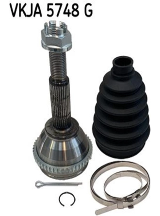 SKF VKJA5748G Aks Kafa Dis Tamir Takimi Transit V184 2.0Tdci / 2.4Tdci 00-06 (Dis Freze: 28. Teker Tarafi Ic Freze: 26. Conta Capi: 57Mm Boy : 184.5Mm. H: 120.5) Absli: 48Dis 1328359 (WY411959)
