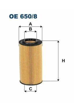 FILTRON OE650-8 | Yağ Filtresi 15-A4-A5-A6-A7-Q7 3.0Tdı