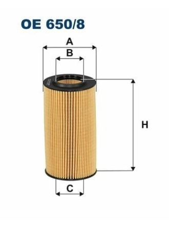 FILTRON OE650-8 | Yağ Filtresi 15-A4-A5-A6-A7-Q7 3.0Tdı