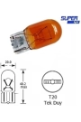 Superlight T20 Dipsiz Amber Park Ampulü Tek Duy