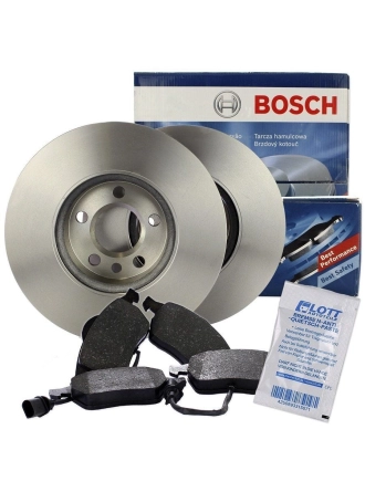 Audi Q3 2012 Model Sonrası Ön Fren Disk Balata Takımı Bosch Marka