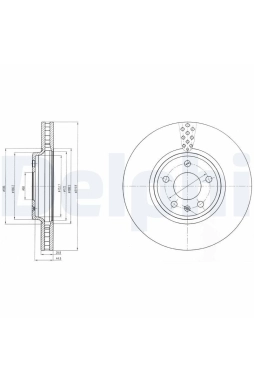DELPHI BG4080C | Disk On 08-Aı.A4-A5-Q5 Kaplamalı | 1 Adet
