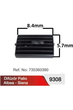 YYO Palio Albea Siena Havalandırma Düfizörü
