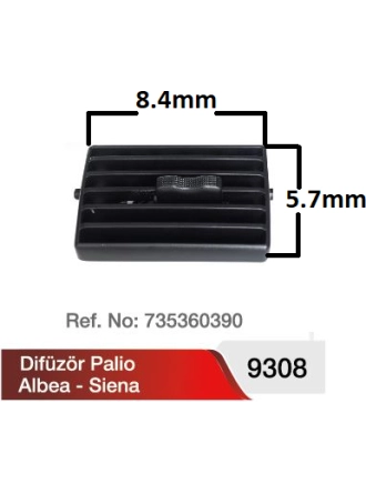 YYO Palio Albea Siena Havalandırma Düfizörü
