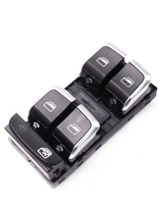 BSG 90-860-019 | Audi Q5 2012-2016 Model Arası Dörtlü Cam Düğmesi Kromlu
