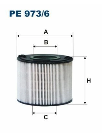 FILTRON PE973-6 | Mazot Filtresi 05-Touareg-Q7 3.0Tdi