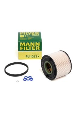 MANN PU1033X | Audi Q7 2006-2014 Model Arası 3.0 TDI Motor Yakıt Mazot Filtresi