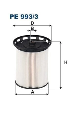 FILTRON PE993-3 | Yakıt Filtresi Q7 15-Touareg 17-3.0 TDI Quattro