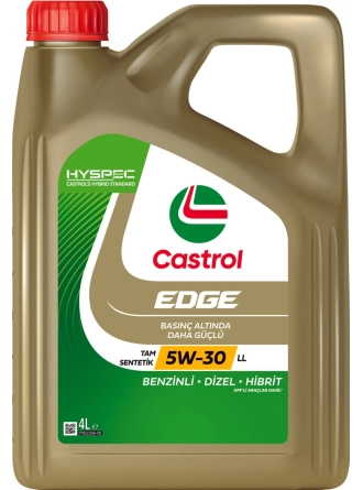 Castrol Edge 5W-30 LL 4 Litre Motor Yağı (Üretim Yılı: 2024)