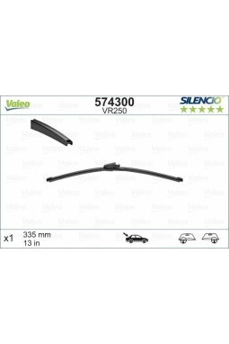 VALEO 574300 | Silecek Süpürgesi 335mm Arka Polo IV 9 / 02 -