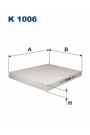 FILTRON K1006 | Polen Filtresi <02 Polo-Golf III-Caddy.2 H=24mm