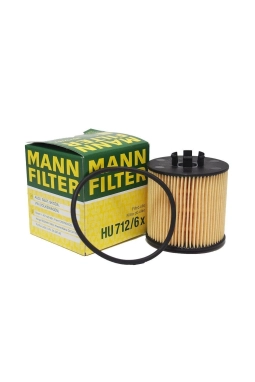 MANN HU712-6X | Seat İbiza 2010-2017 Model Arası 1.6 Benzinli Motor Yağ Filtresi