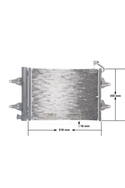 MAHLE AC359000S | Klima Radyatörü (Kondenser) 02-09 Polo