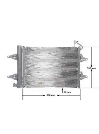 MAHLE AC359000S | Klima Radyatörü (Kondenser) 02-09 Polo