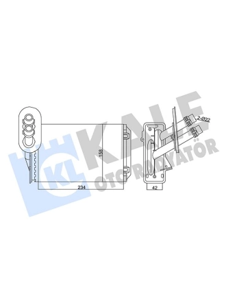 KALE 346255 | Seat Leon 1999-2004 Kalorifer Radyatörü
