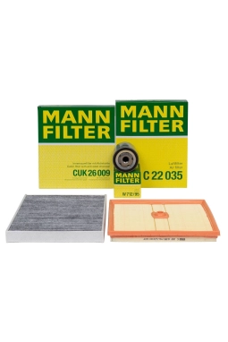 Seat Leon 1.0 TSI 115 BG Periyodik Bakım Filtre Seti Mann Marka