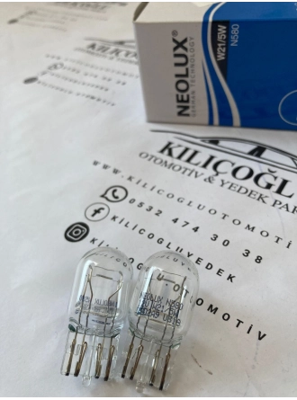 YYO Neolux Çift Duy Büyük Stop Ampul N580 21W/5W