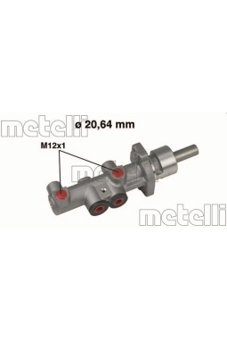 METELLI 05-0404 | Ana Merkez VW Polo 02- 20,64 Fte + ABS